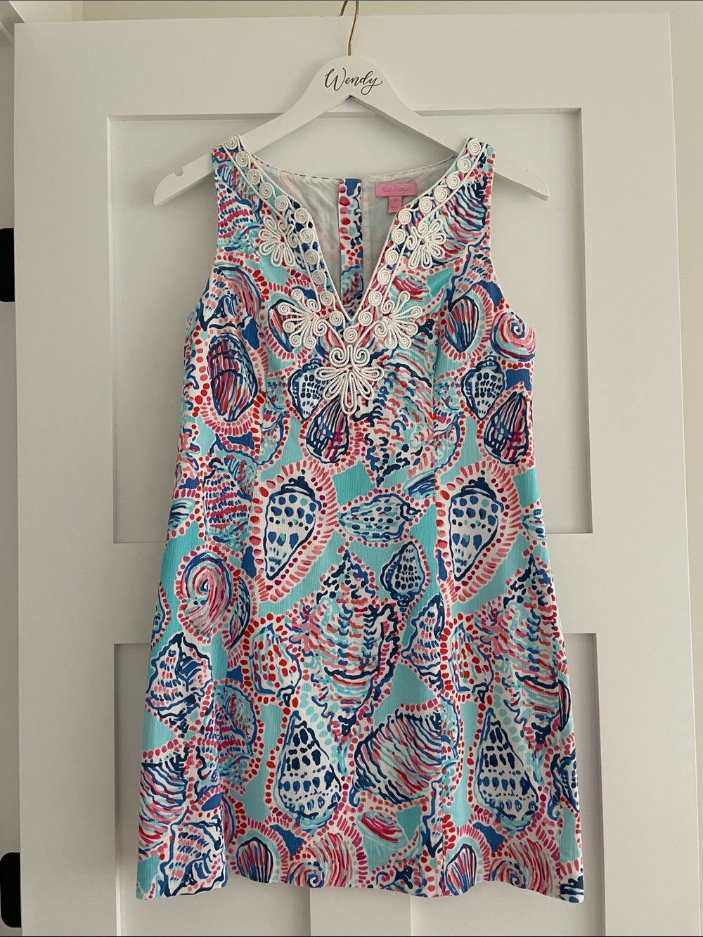 Lilly Pulitzer Gabby Shell Me About It Shift Dress